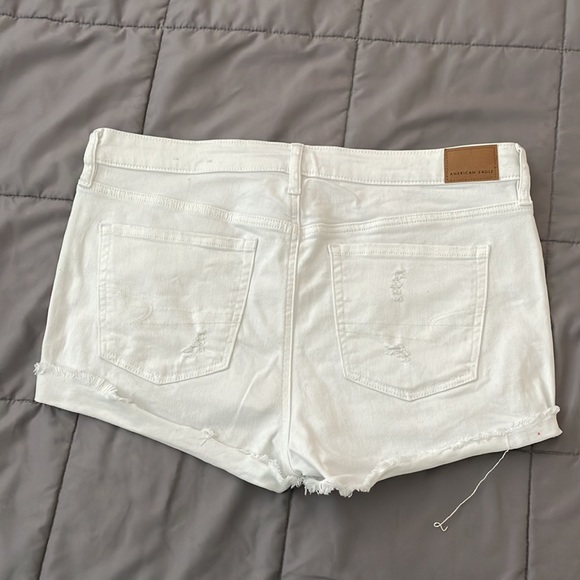 American Eagle Distressed Stretch Jean Shorts - Picture 2 of 2